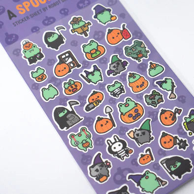 A Spooky Day Planner Sticker Sheet