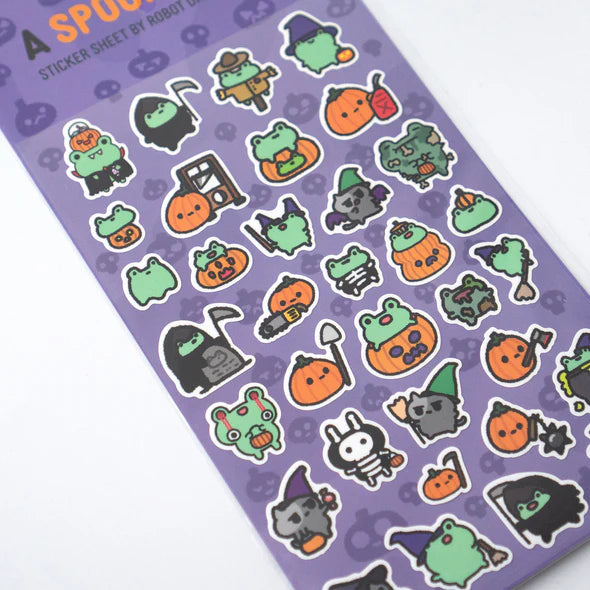 A Spooky Day Planner Sticker Sheet