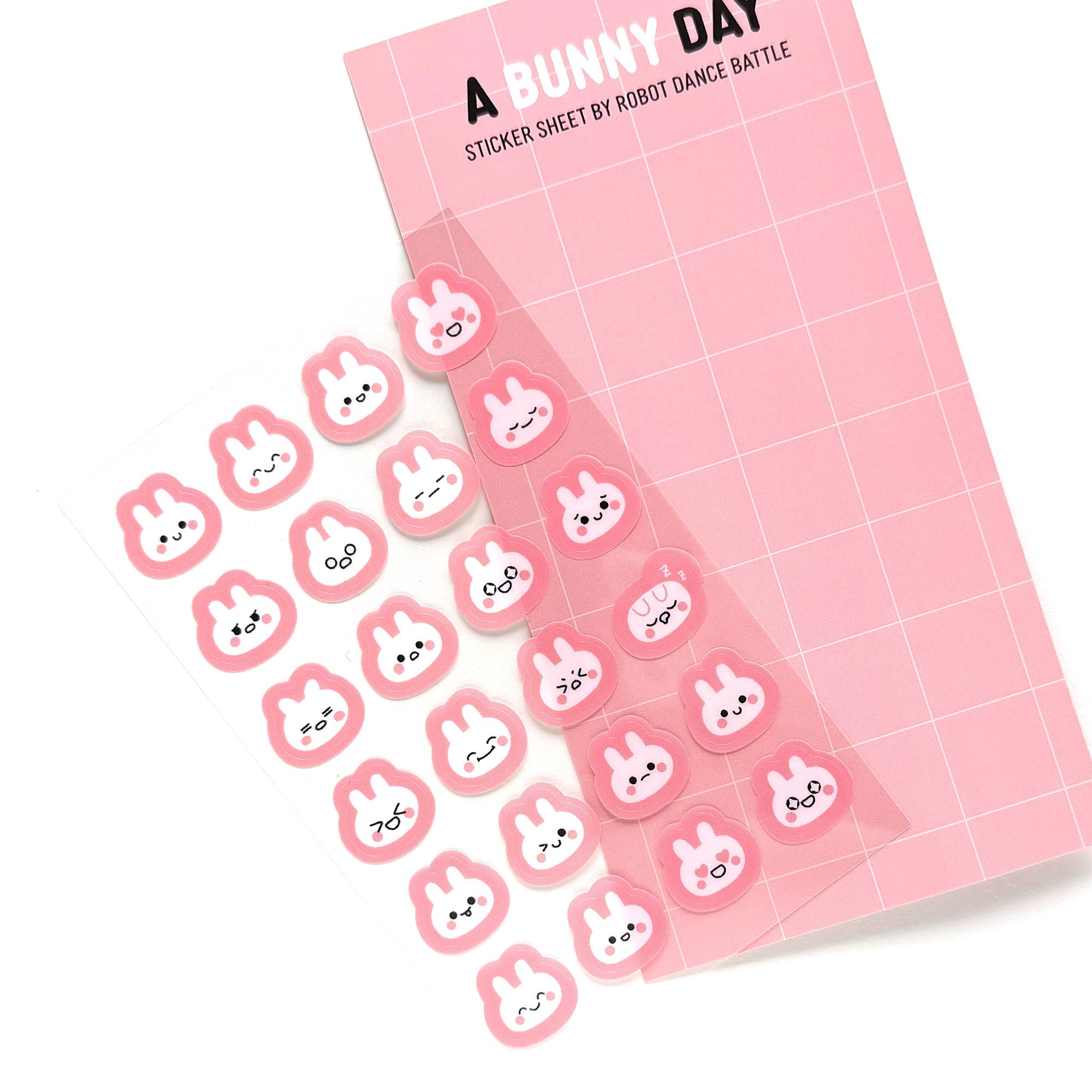 Miki The Bunny Moods Sticker Sheet