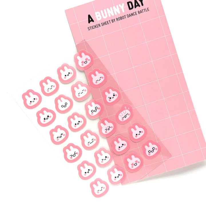 Miki The Bunny Moods Sticker Sheet
