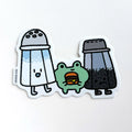 Salt and Pepper Vinyl Sticker