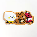 Sugar, Milk, and Tea Vinyl Sticker