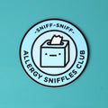 Allergy Sniffles Club Sticker