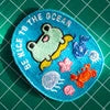 Be Nice To The Ocean Iron On Patch