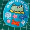 Be Nice To The Ocean Iron On Patch