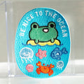 Be Nice To The Ocean Iron On Patch