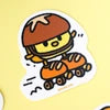 Bread Roller Skate Vinyl Sticker