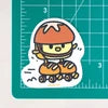 Bread Roller Skate Vinyl Sticker