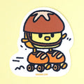 Bread Roller Skate Vinyl Sticker