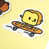 Bread Skateboard Vinyl Sticker