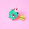 Mushroom Frog Enamel Pin