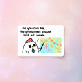 Grumpy Chicken Grumpy Forecast Sticker