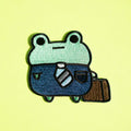 Bizness Frog Iron On Patch