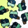 Bizness Frog Iron On Patch