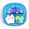 Bunny and Froggy Shopping In Rain Vinyl Sticker