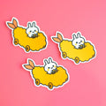 Miki The Bunny Tempura Car Sticker