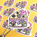 Cat Cake Sticker