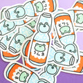 Froggy Soda Sticker