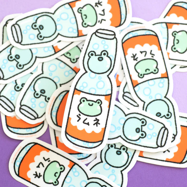 Froggy Soda Sticker