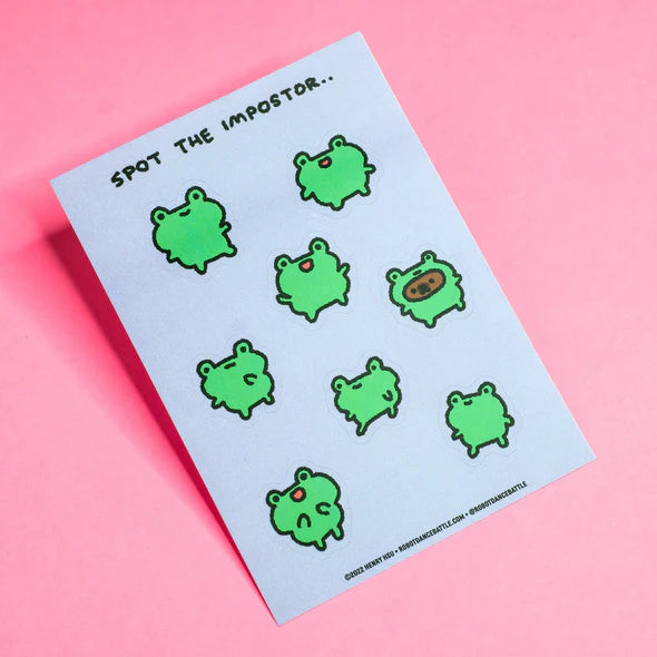 Spot The Imposter Sticker Sheet
