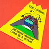 Bizness Frog Volcano Vinyl Sticker